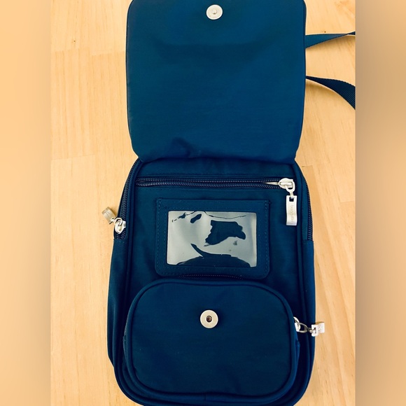 New Baggallini Dark Teal/Navy Crossbody Bag! - Picture 3 of 10